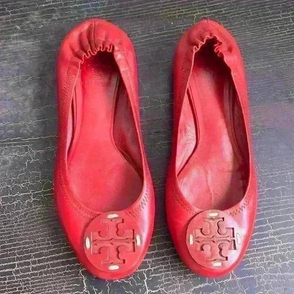 Tory burch ballet flats size 7us - Picture 1 of 6